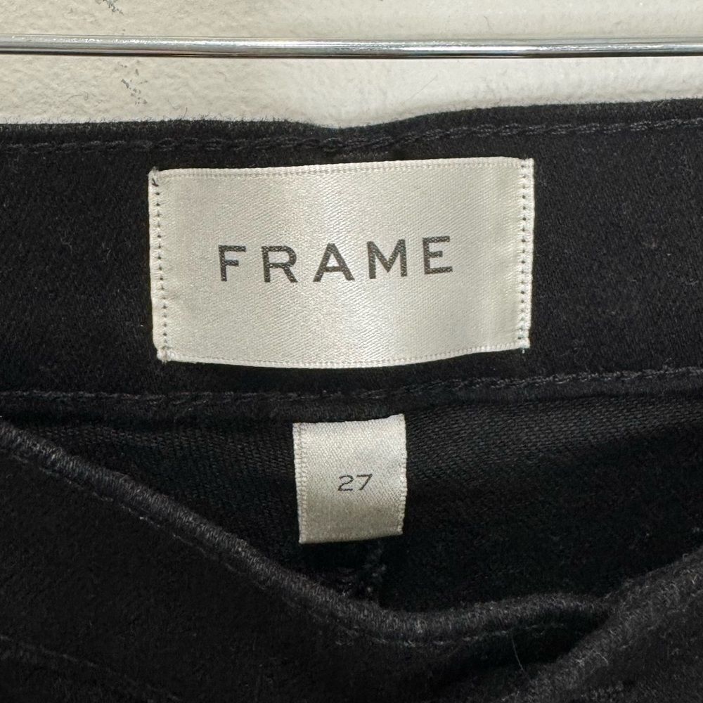 NWT FRAME Le Slim Palazzo in Black - Picture 14 of 16